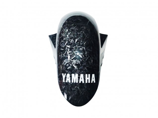 2022-2024 Yamaha YZF R3/R25 Motorcycle Fairings - Marble Black Silver Blue Forged Carbon Fiber Style