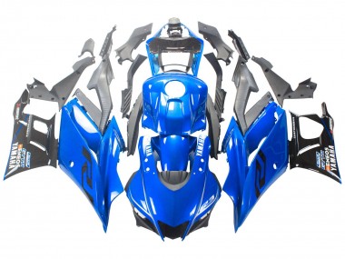 Shop 2022-2024 Yamaha YZF R3/R25 Motorcycle Fairings - Blue Black ENEOS