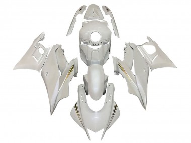 Shop 2022-2024 Yamaha YZF R3/R25 Motorcycle Fairings - White Gold