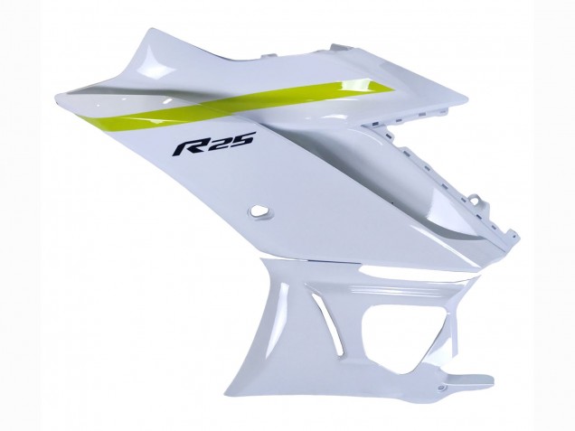 2022-2024 Yamaha YZF R3/R25 Motorcycle Fairings - White Yellow Black