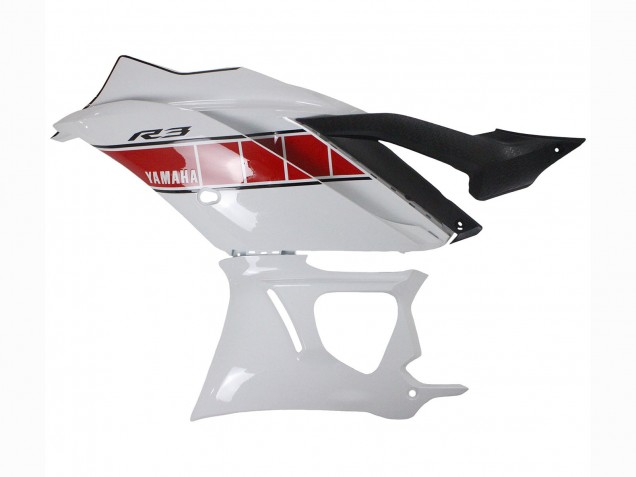 2022-2024 Yamaha YZF R3/R25 Motorcycle Fairings - White Red Yellow Black