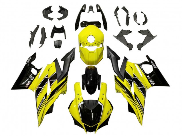 2022-2024 Yamaha YZF R3/R25 Motorcycle Fairings - Yellow Black