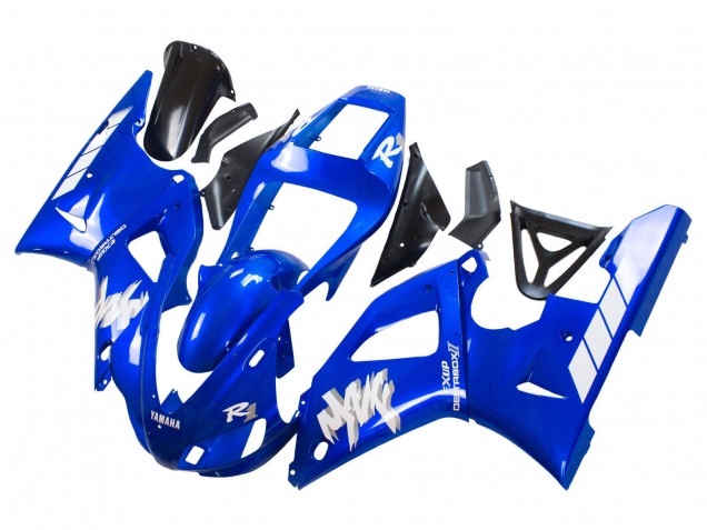 1998-1999 Yamaha YZF 1000 R1 Motorcycle Fairings - Blue White