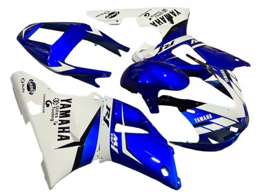 Shop 1998-1999 Yamaha YZF 1000 R1 Motorcycle Fairings - White Blue Black