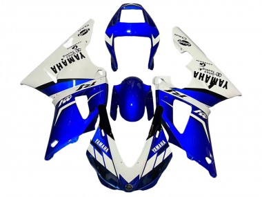Shop 1998-1999 Yamaha YZF 1000 R1 Motorcycle Fairings - White Blue Black