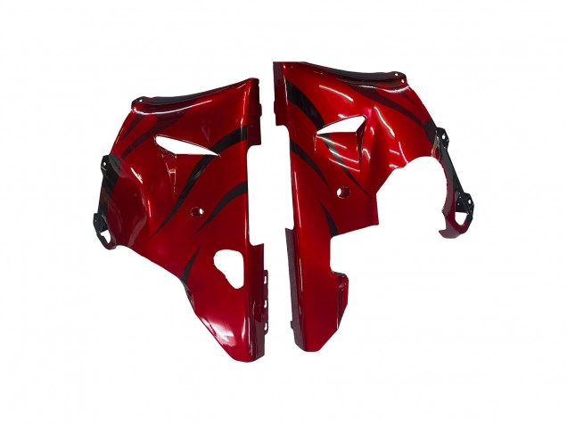 1998-1999 Yamaha YZF 1000 R1 Motorcycle Fairings - Glossy Black Red