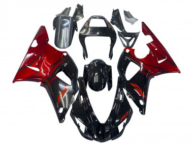 Shop 1998-1999 Yamaha YZF 1000 R1 Motorcycle Fairings - Glossy Black Red
