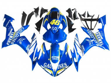 Shop 2004-2006 Yamaha YZF 1000 R1 Motorcycle Fairings - Blue White Yellow Motul Gauloises 46