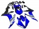 2004-2006 Yamaha YZF 1000 R1 Motorcycle Fairings - Blue White Matte Black