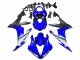 2004-2006 Yamaha YZF 1000 R1 Motorcycle Fairings - Blue White Matte Black