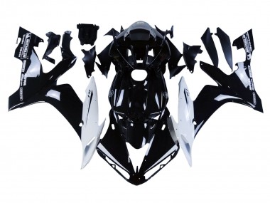 Shop 2004-2006 Yamaha YZF 1000 R1 Motorcycle Fairings - Glossy Black White Motul