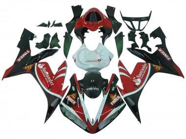 Shop 2004-2006 Yamaha YZF 1000 R1 Motorcycle Fairings - Red White Black Green Volvo Jika Fimer Santander