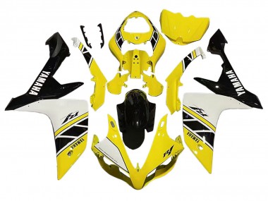 Shop 2007-2008 Yamaha YZF 1000 R1 Motorcycle Fairing - Yellow White Black