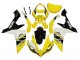 2007-2008 Yamaha YZF 1000 R1 Motorcycle Fairing - Yellow White Black
