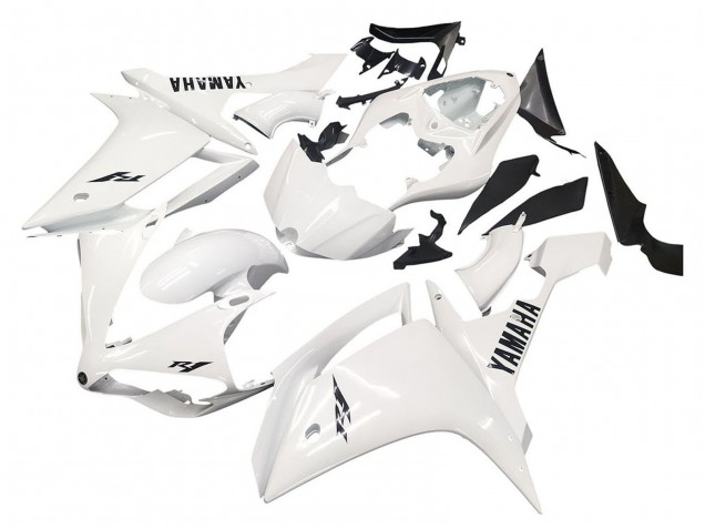 2007-2008 Yamaha YZF 1000 R1 Motorcycle Fairings - White Black