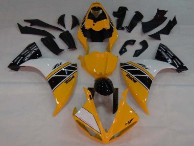 Shop 2007-2008 Yamaha YZF 1000 R1 Motorcycle Fairings - Yellow White Black