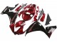 2012-2014 Yamaha YZF 1000 R1 Motorcycle Fairings - Red Glossy Black