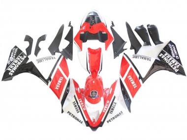 Shop 2012-2014 Yamaha YZF 1000 R1 Motorcycle Fairings - White Red Glossy Black Petronas