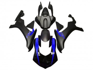 Shop 2020-2025 Yamaha YZF 1000 R1 Motorcycle Fairing - Blue Matte Black