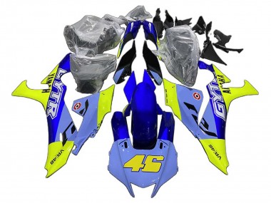 Shop 2020-2025 Yamaha YZF 1000 R1 Motorcycle Fairings - Blue Yellow GYTR 46