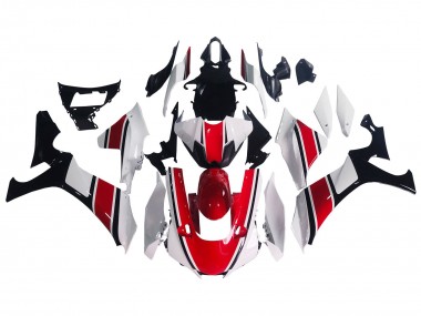 Shop 2020-2025 Yamaha YZF 1000 R1 Motorcycle Fairing - White Red Glossy Black