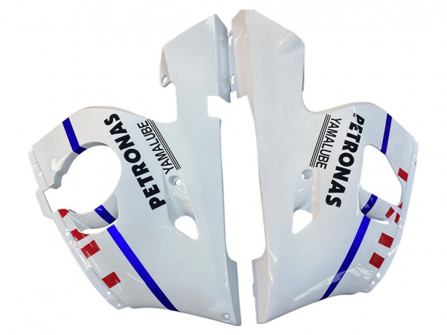 1998-2002 Yamaha YZF 600 R6 Motorcycle Fairings - White Blue Red Fiat 99