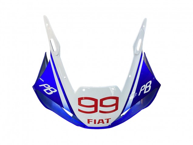 1998-2002 Yamaha YZF 600 R6 Motorcycle Fairings - White Blue Red Fiat 99