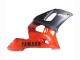 1998-2002 Yamaha YZF 600 R6 Motorcycle Fairings - Orange Matte Black