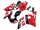 1998-2002 Yamaha YZF 600 R6 Motorcycle Fairing - Red White Glossy Black