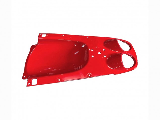 1998-2002 Yamaha YZF 600 R6 Motorcycle Fairing - Red White Glossy Black