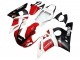 1998-2002 Yamaha YZF 600 R6 Motorcycle Fairings - White Red Glossy Black