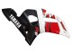 1998-2002 Yamaha YZF 600 R6 Motorcycle Fairings - White Red Glossy Black