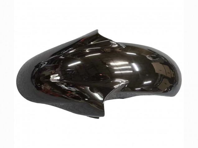 1998-2002 Yamaha YZF 600 R6 Motorcycle Fairings - Silver Glossy Black