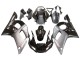 1998-2002 Yamaha YZF 600 R6 Motorcycle Fairings - Silver Glossy Black