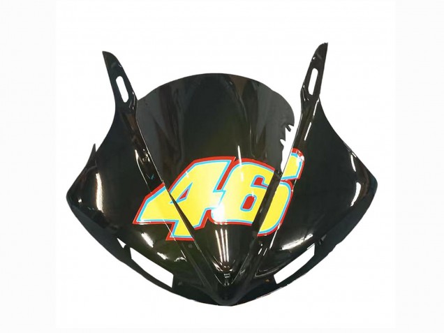 2006-2009 Yamaha YZF R6S Motorcycle Fairings - Yellow Red Glossy Black 46