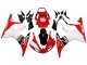 2006-2009 Yamaha YZF R6S Motorcycle Fairing - White Red Glossy Black