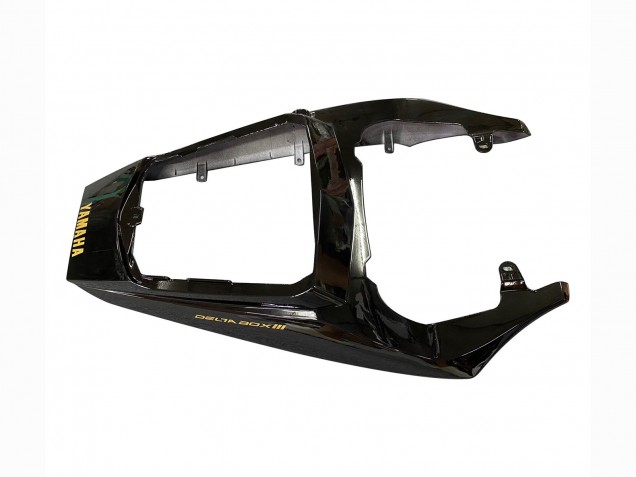 2003-2004 Yamaha YZF R6 Motorcycle Fairings - Glossy Black Matte Black Gold Decals