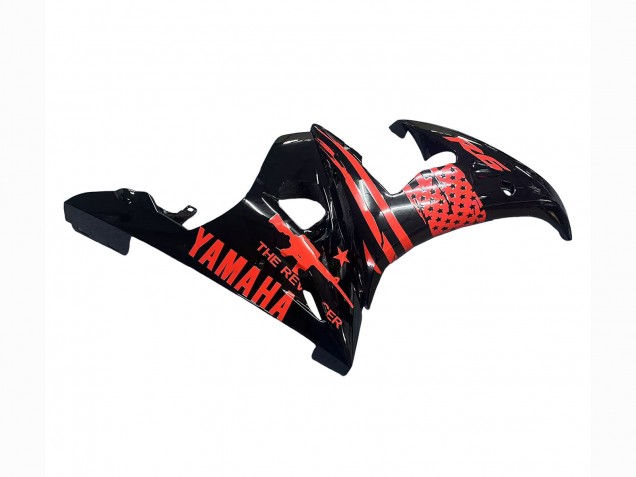 2003-2004 Yamaha YZF R6 Motorcycle Fairing - Glossy Black Red