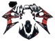 2006-2009 Yamaha YZF R6S Motorcycle Fairing - Glossy Black Red