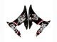 2003-2004 Yamaha YZF R6 Motorcycle Fairings - Glossy Black Red White Lucky Strike Motul