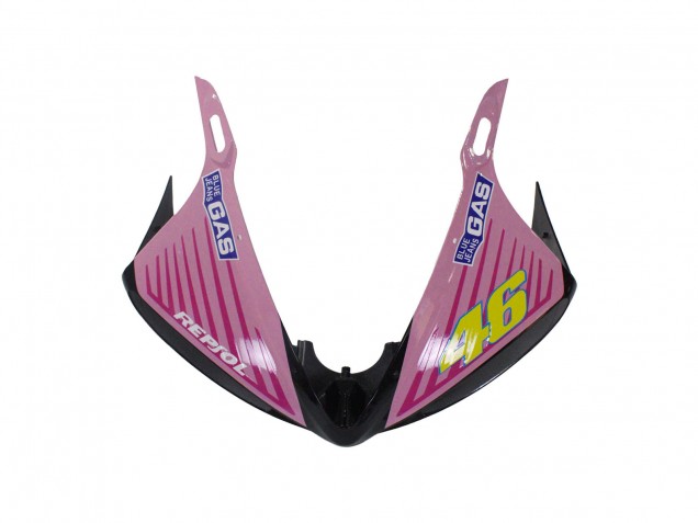 2006-2009 Yamaha YZF R6S Motorcycle Fairings - Yellow Pink Glossy Black Rossi Repsol 46