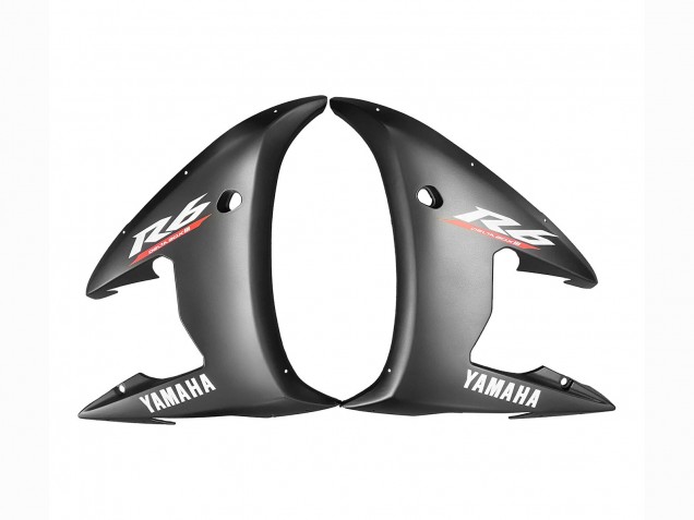 2003-2004 Yamaha YZF R6 Motorcycle Fairings - Red Glossy Black Matte Black