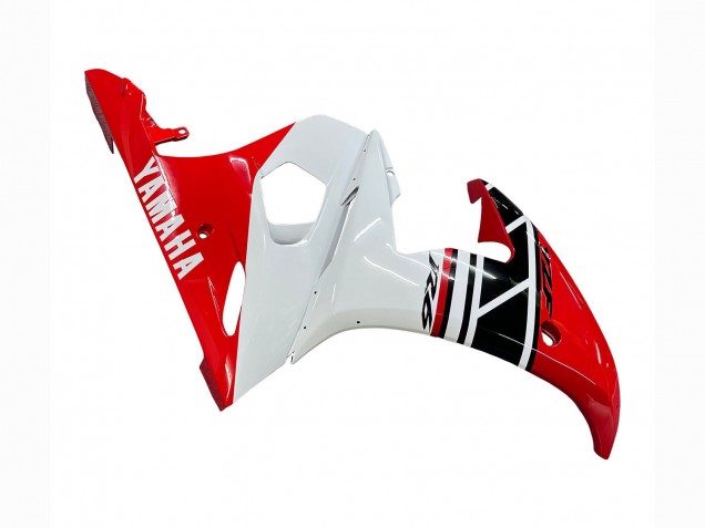 2006-2009 Yamaha YZF R6S Motorcycle Fairings - Red White Black