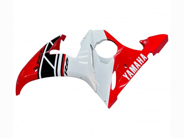 2006-2009 Yamaha YZF R6S Motorcycle Fairings - Red White Black