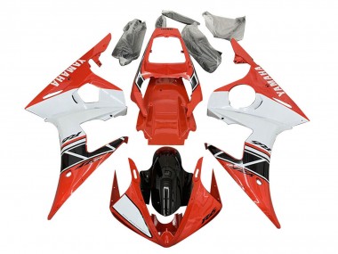 Shop 2006-2009 Yamaha YZF R6S Motorcycle Fairings - Red White Black