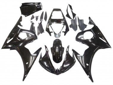 Shop 2003-2004 Yamaha YZF R6 Motorcycle Fairings - Glossy Black