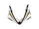 2006-2009 Yamaha YZF R6S Motorcycle Fairings - White Gold