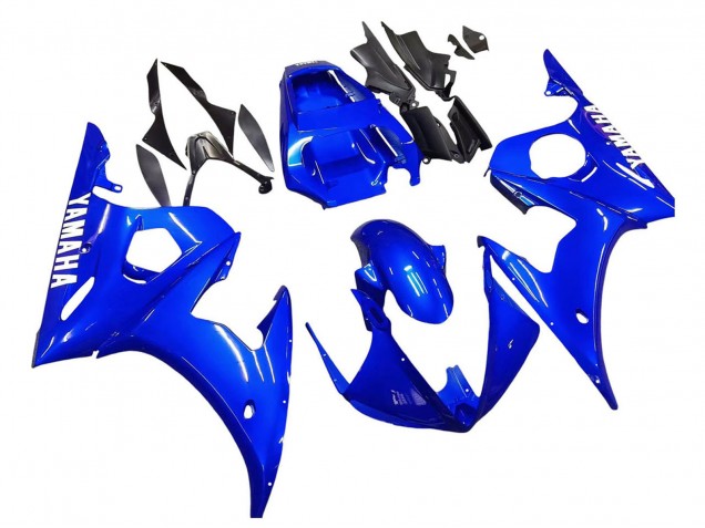 2005 Yamaha YZF 600 R6 Motorcycle Fairings - Blue