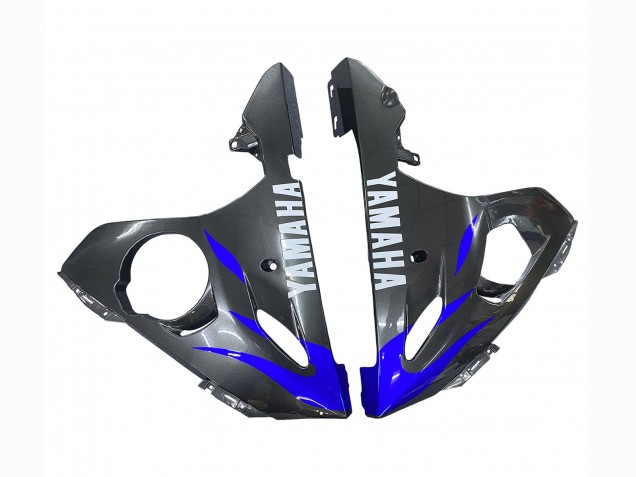 2005 Yamaha YZF 600 R6 Motorcycle Fairings - Glossy Blue Black