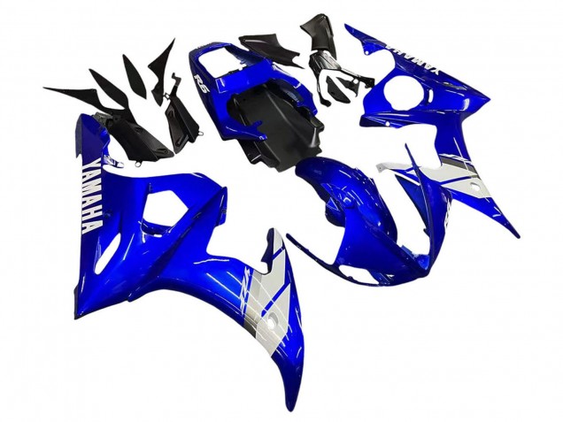 2005 Yamaha YZF 600 R6 Motorcycle Fairing - Blue White